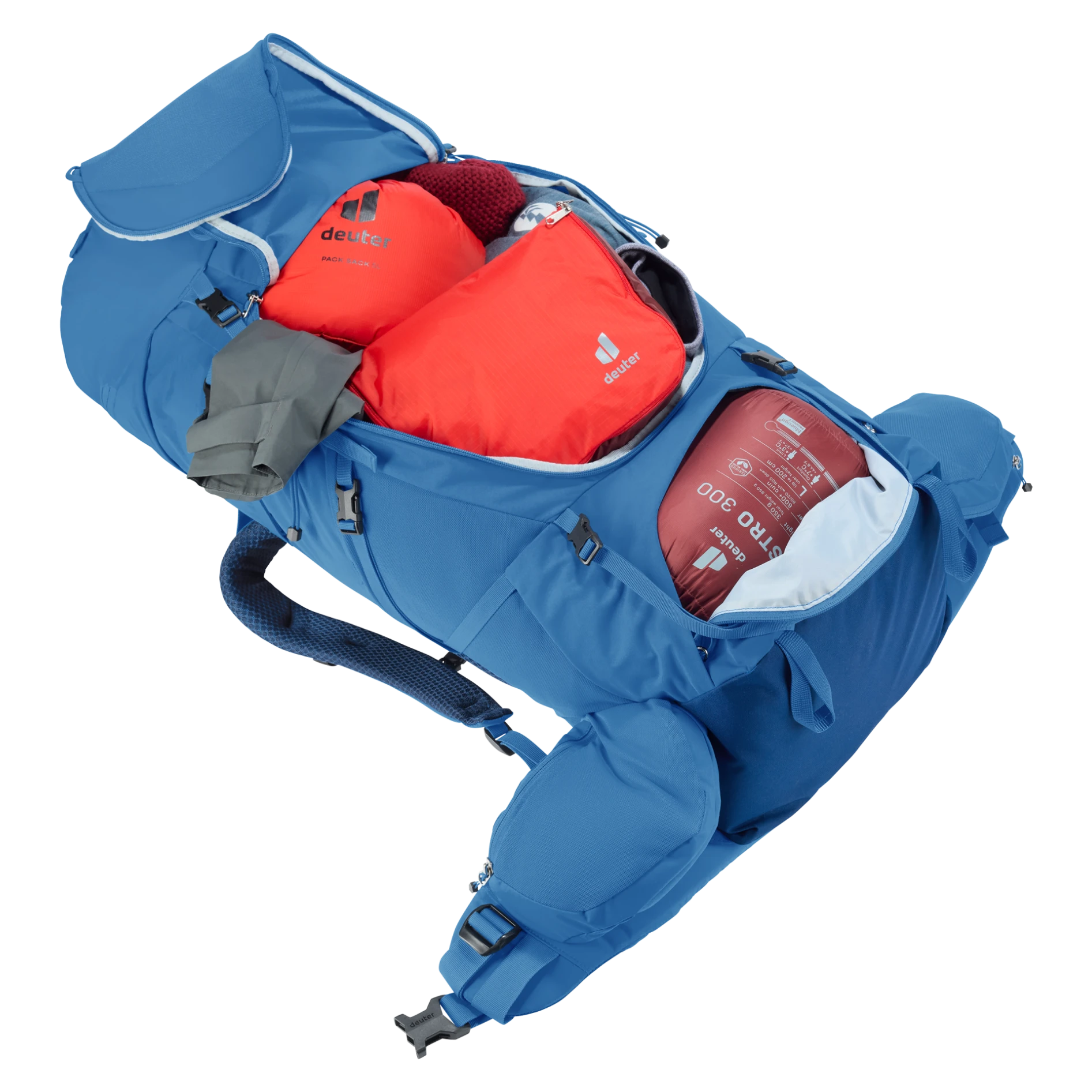 Mochila Aircontact Core 50 + 10 baltic-nightblue DEUTER - Imagen 14