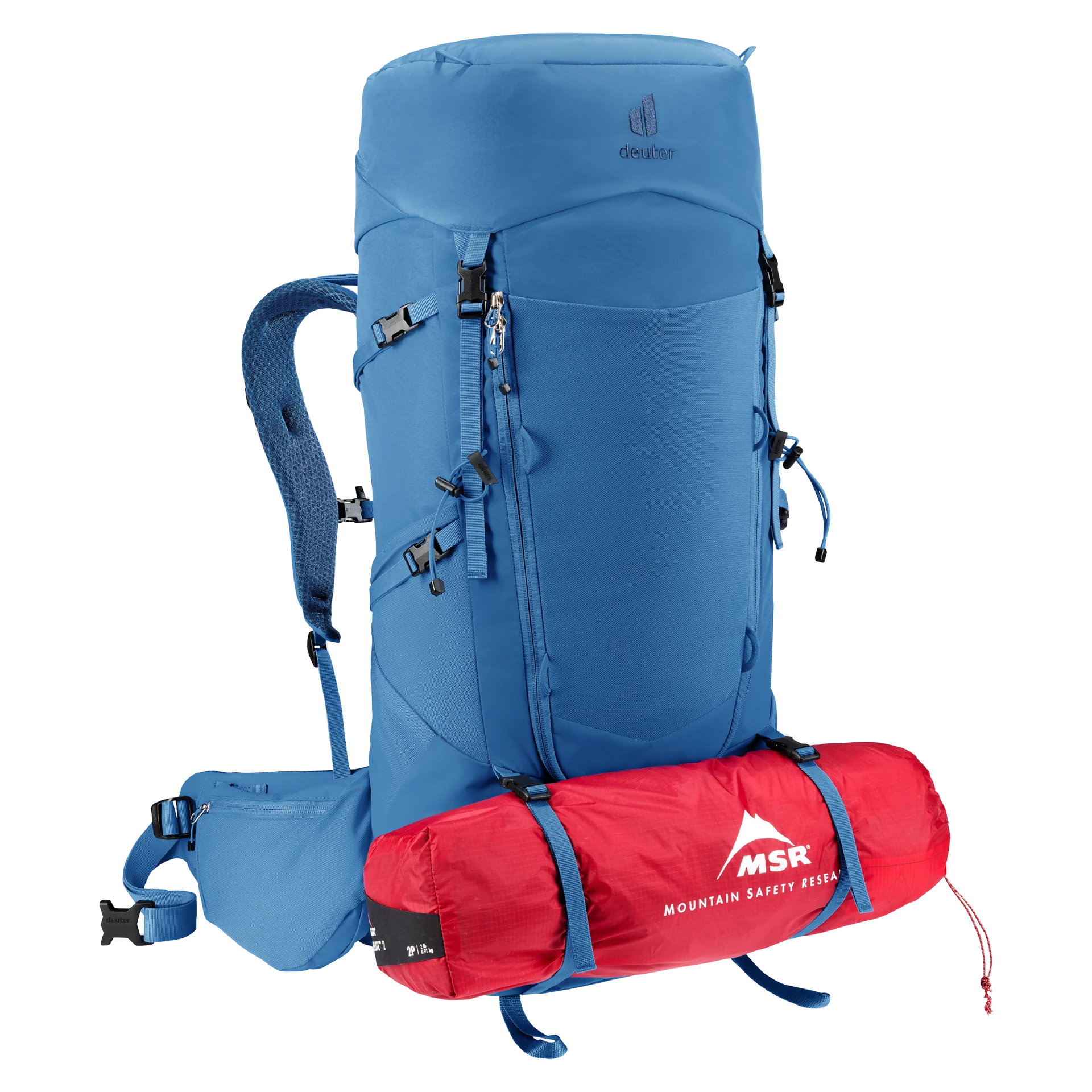 Mochila Aircontact Core 50 + 10 baltic-nightblue DEUTER - Imagen 8