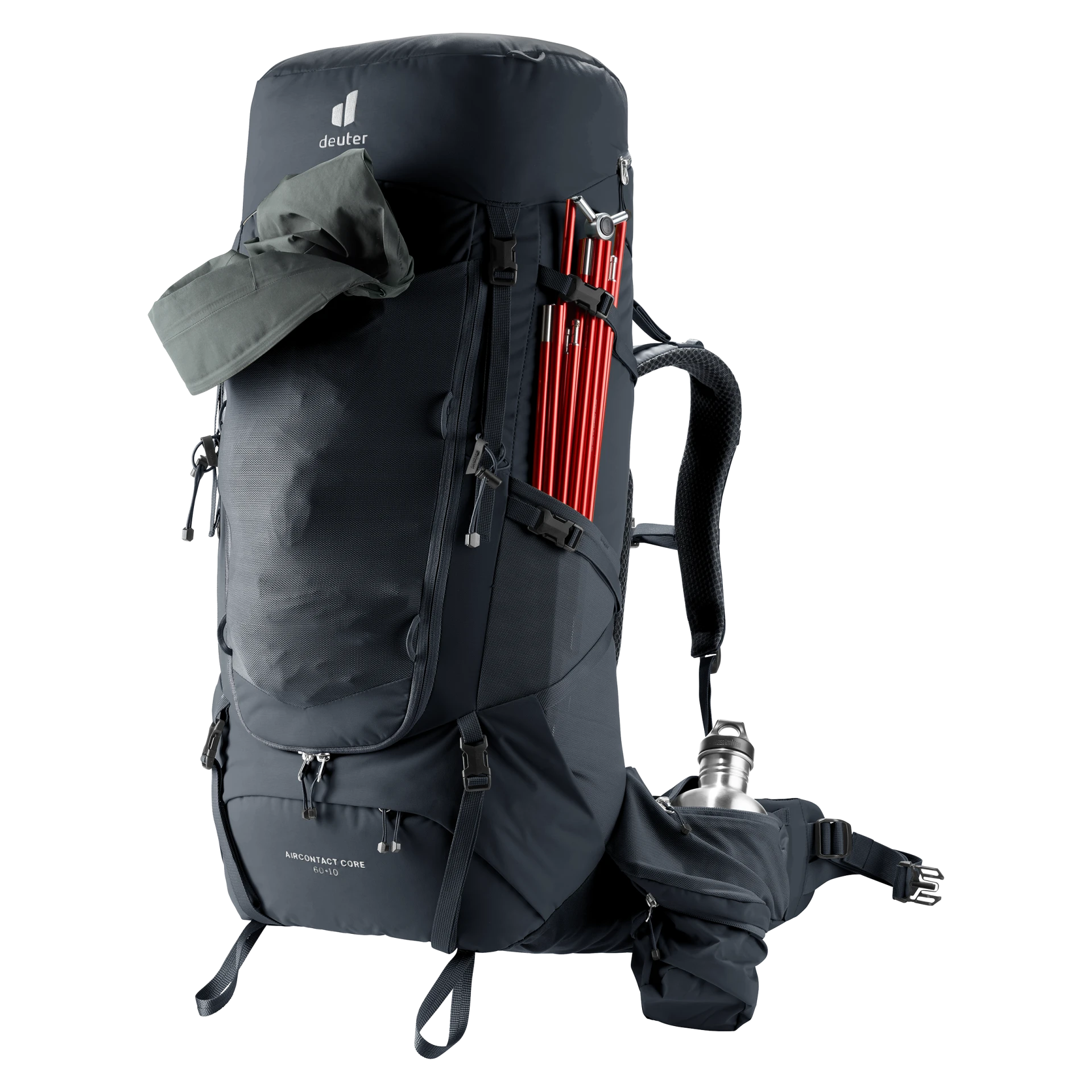 Mochila Aircontact Core 60 + 10 black DEUTER - Imagen 15