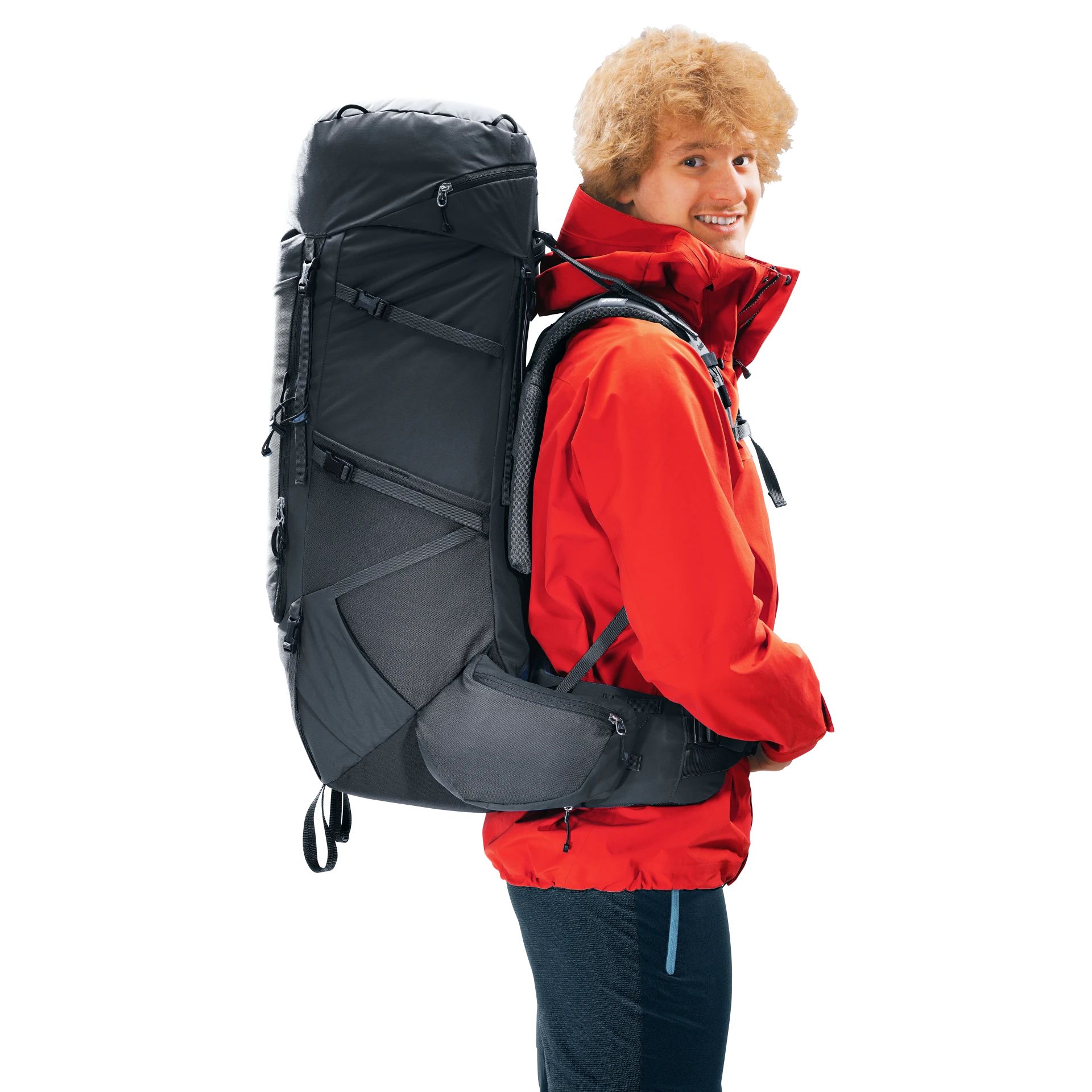 Mochila Aircontact Core 60 + 10 black DEUTER - Imagen 12
