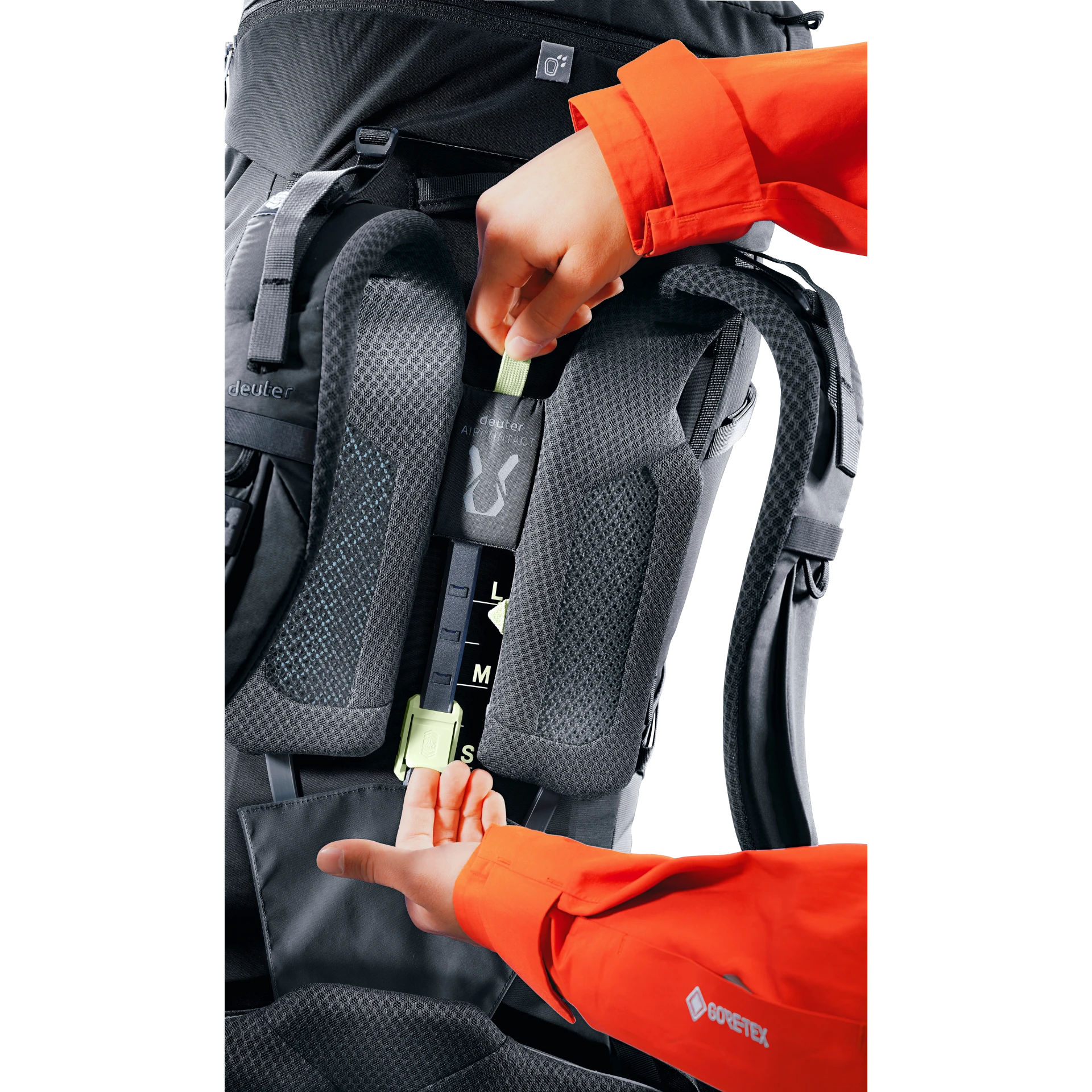 Mochila Aircontact Core 60 + 10 black DEUTER - Imagen 5