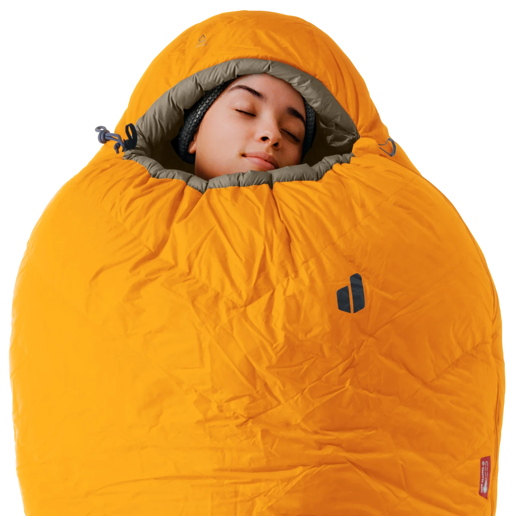 Saco de Dormir Astro Pro 1000 SL -19C Zip left magma-titanium DEUTER - Imagen 5