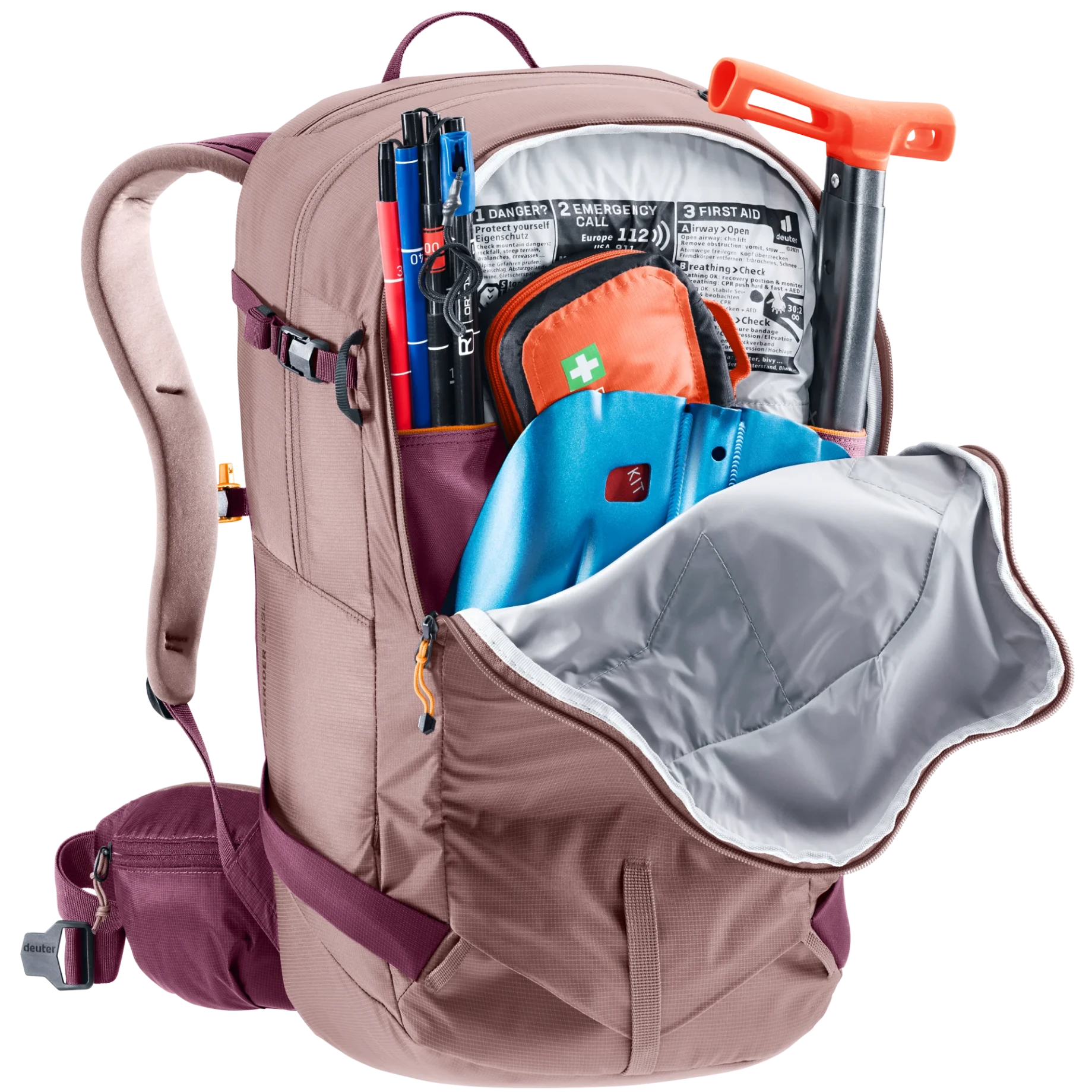Mochila Freerider 28 SL ashrose-cassis DEUTER - Imagen 2