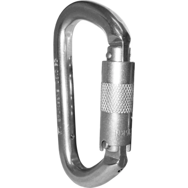 Mosquetón Acero Tipo D 3 Tiempos 35kN OFFSET supersafe - ISC