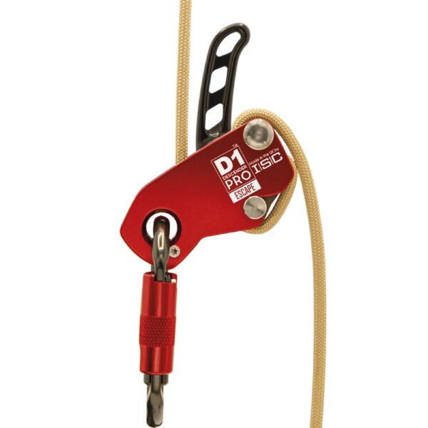 Descendedor D1 kit para evacuacion personal 6mm x 15 mts (Technora) - ISC
