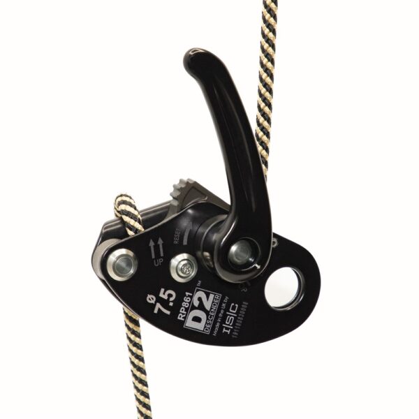 Descendedor D2 kit para evacuacion personal 7,5mm x 15 mts (nylon, poliester y Technora) ANSI/NFPA - ISC