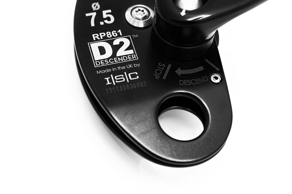 Descendedor D2 kit para evacuacion personal 7,5mm x 15 mts (nylon, poliester y Technora) ANSI/NFPA - ISC - Imagen 2