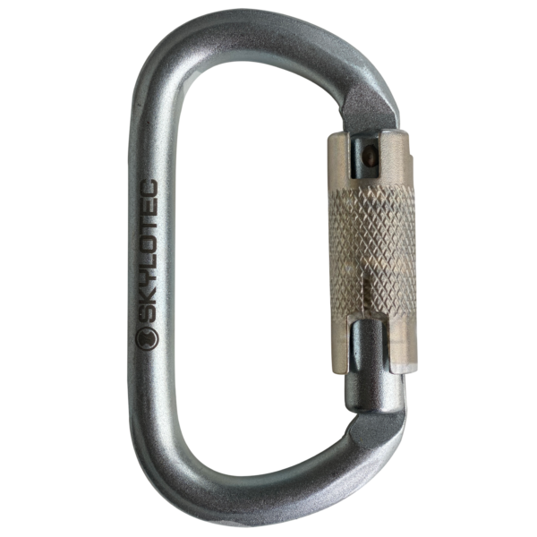 Mosquetón Acero Oval 3 Tiempos 30kN OVALSTEEL TRI - SKYLOTEC