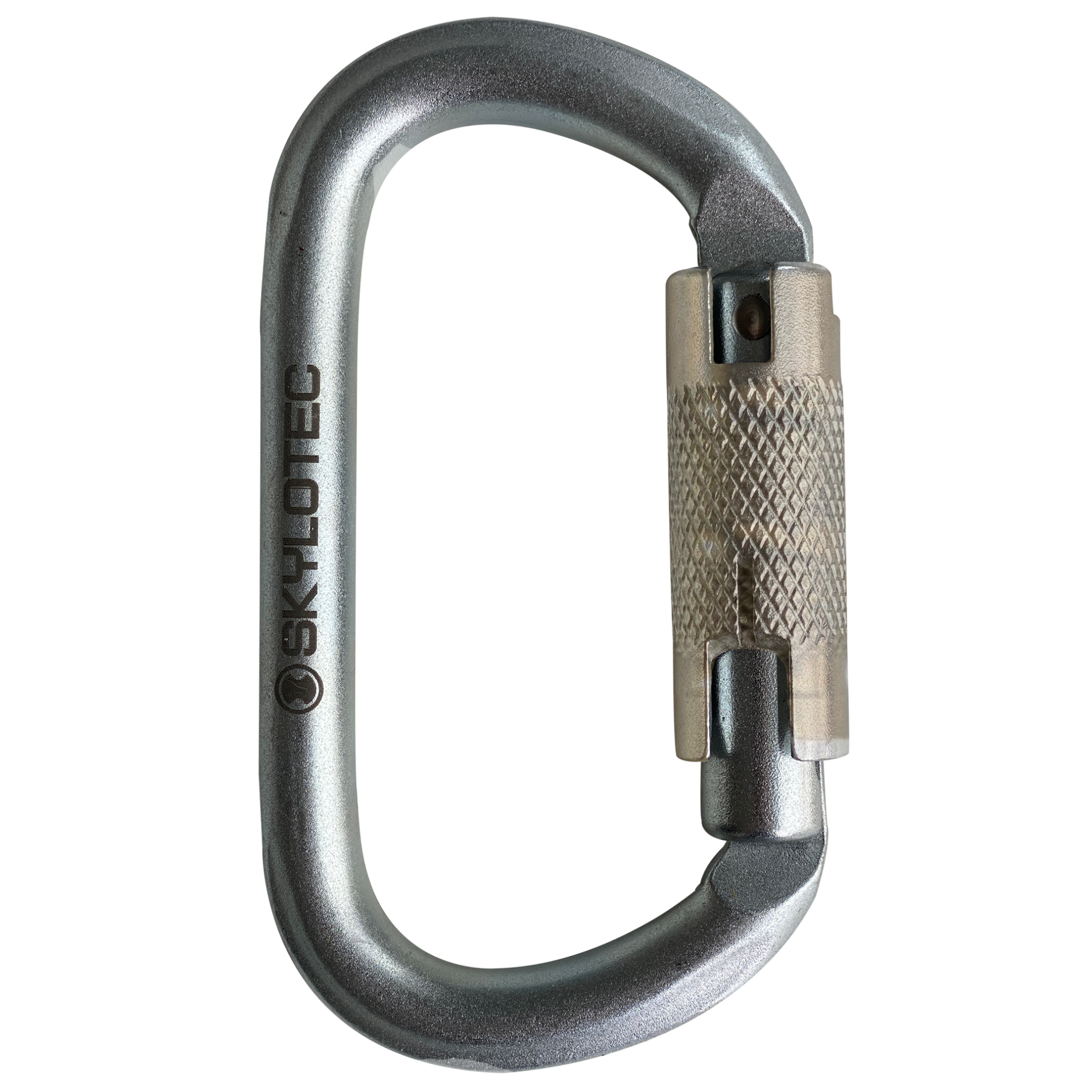 Mosquetón Acero Oval 3 Tiempos 30kN OVALSTEEL TRI - SKYLOTEC